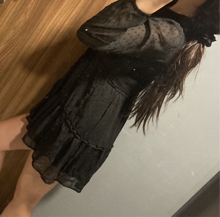 Дамска рокля с тюл