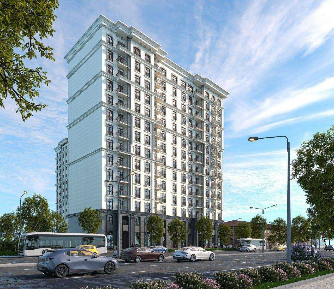 Яккасарайский район ЖК Ozbegim 2 комнатная 56м2 4 этаж Ш.Руставели TEZ