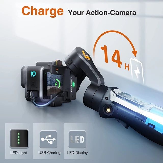 Stabilizator gimbal Bluetooth Hohem iSteady Pro 4 pt Gopro,sigilat