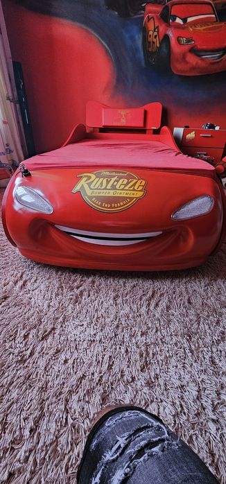 Patuț copi,masina,cu saltea