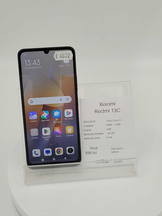 Xiaomi Redmi 13C 128GB Garantie 24 Luni CashBox