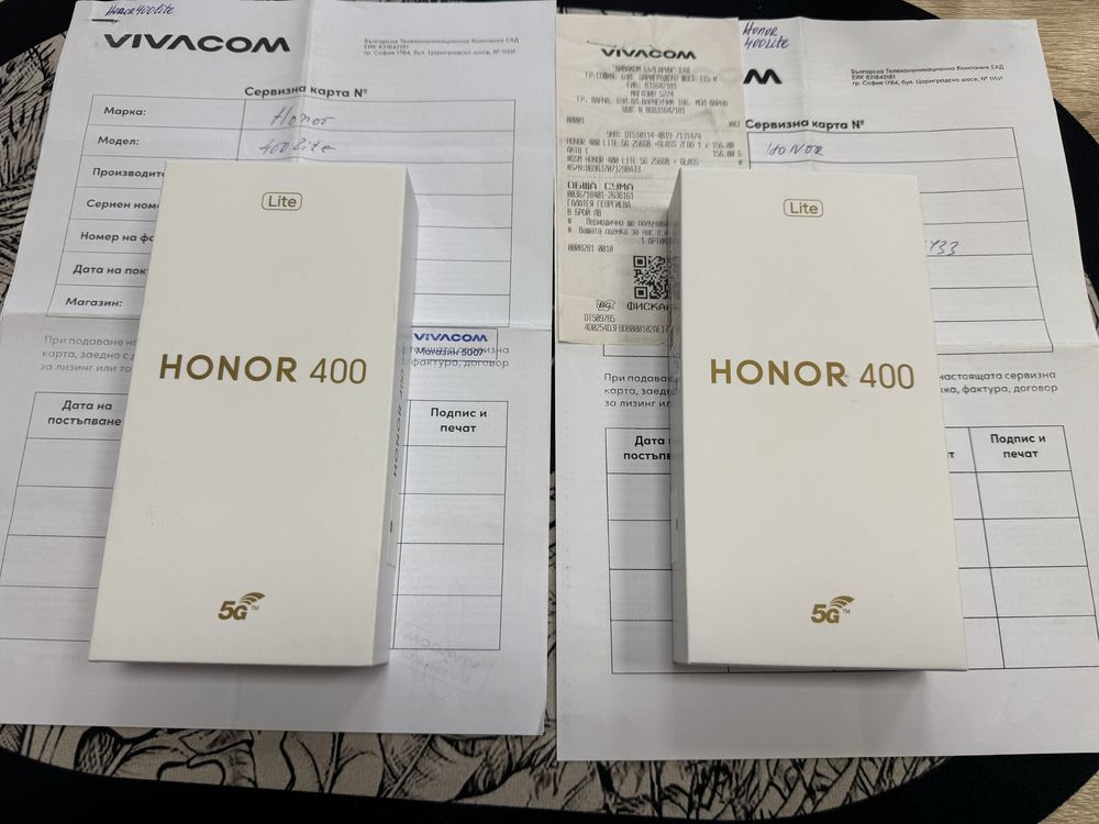 Honor 400 Lite 8/256gb - чисто нови с 2 год гаранция от Виваком
