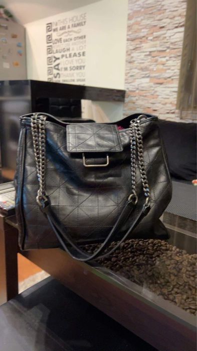 Черна чанта Зара