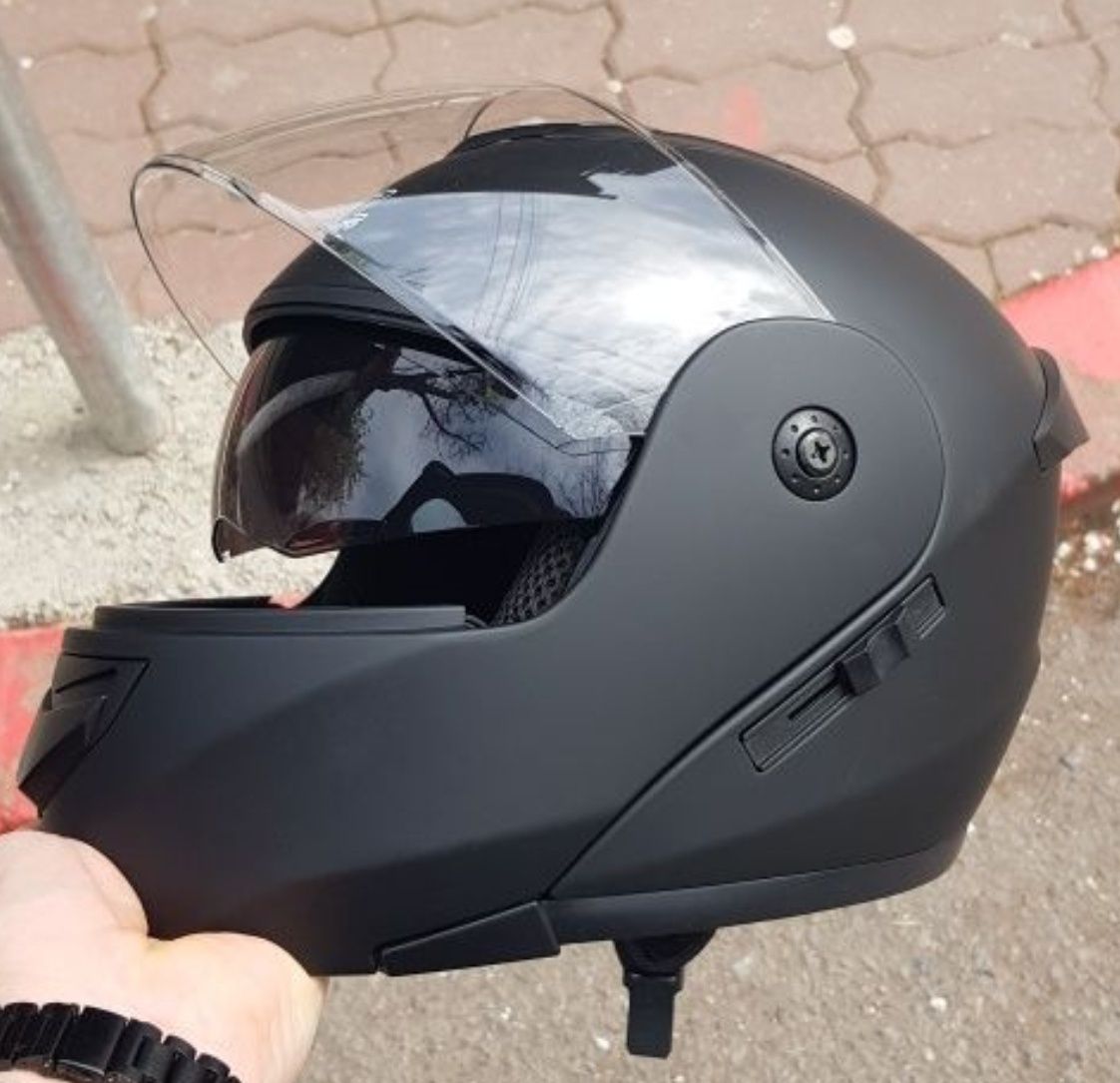 Casca scuter/moto fullface flip up modular motorcycle helmet delivery