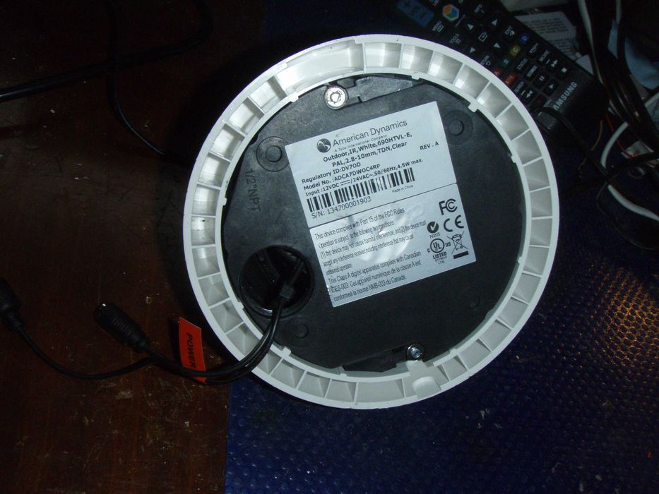 Camera supraveghere CCTV Dome American Dynamics ADCA7DWOC4RP, 700 TVL