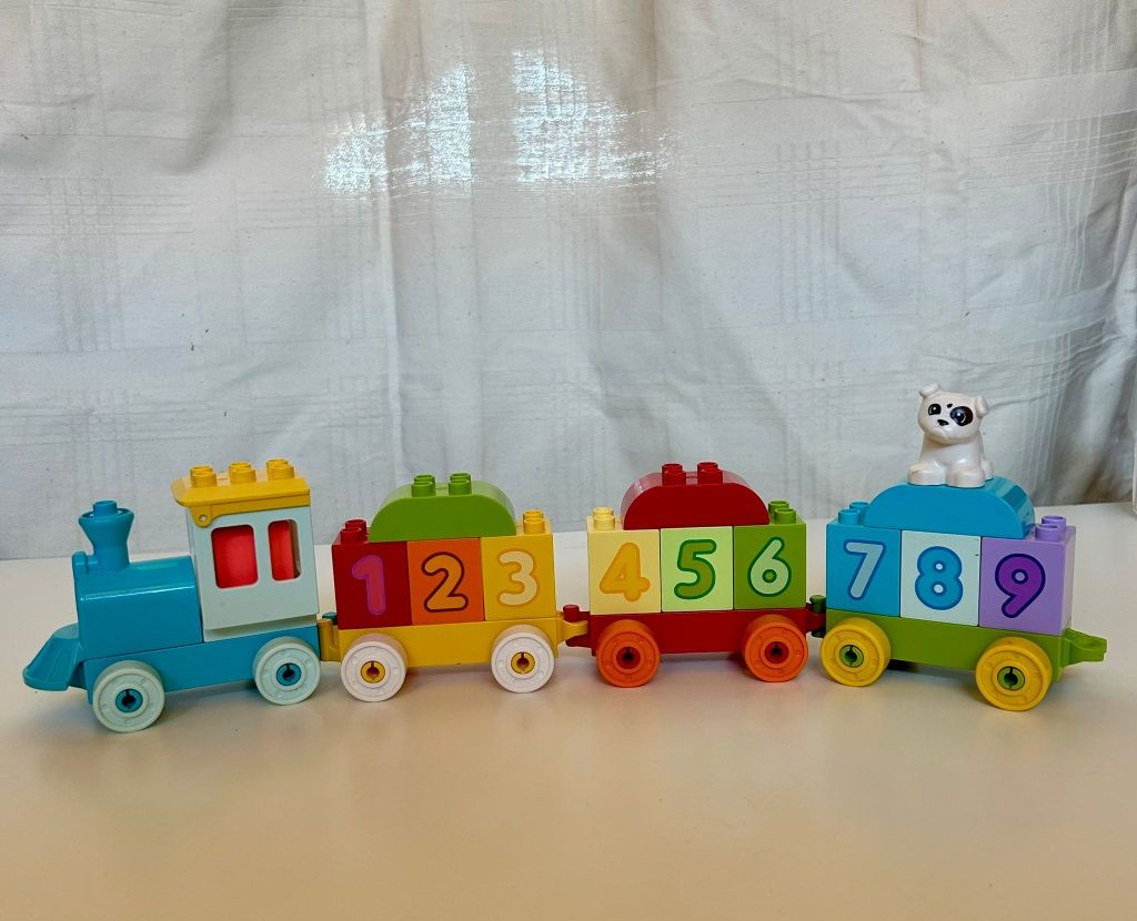 Влакче с числа Lego duplo