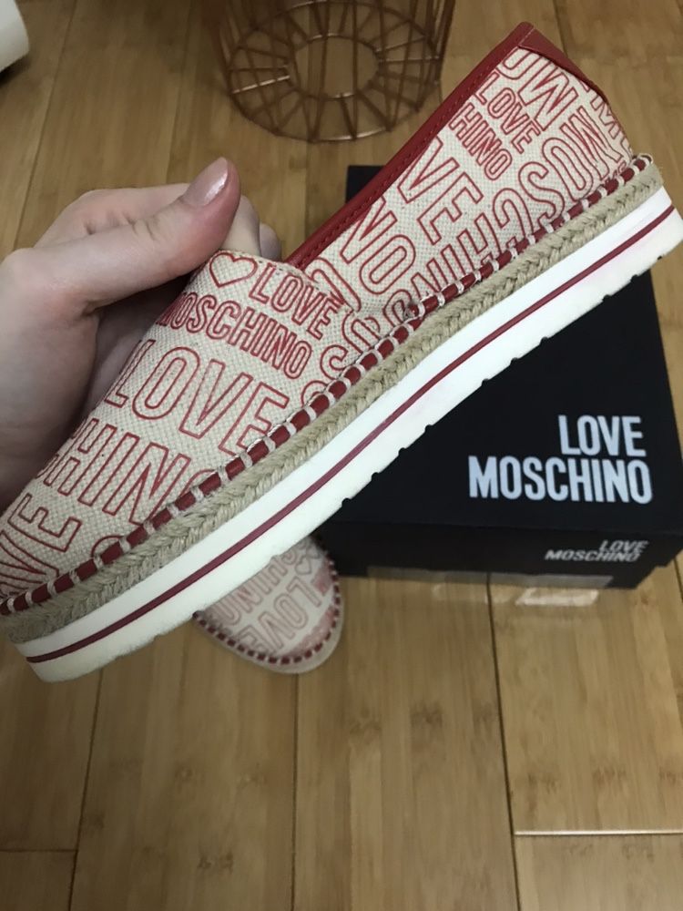 Espadrile Love Moschino