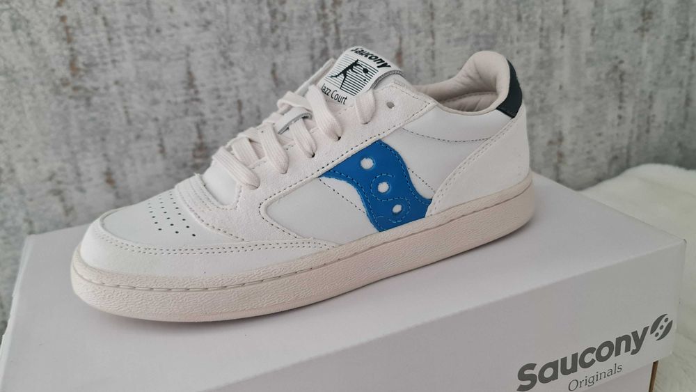 SAUCONY JAZZ ALB - marimea 38 - piele naturata - PREMIUM