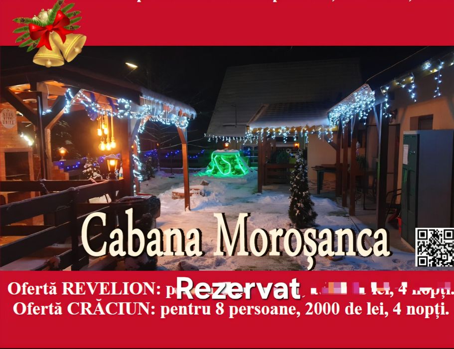 Cabana Moroșanca-Cabană de închiriat!