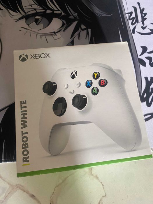 Геймпад Xbox Series S/X White +Оригинальный Аккумулятор+Адаптер для ПК