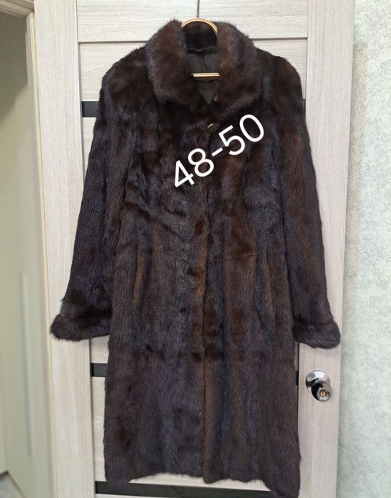 Норковая шуба. Размер 48 - 50. Цена 50000 тг.
