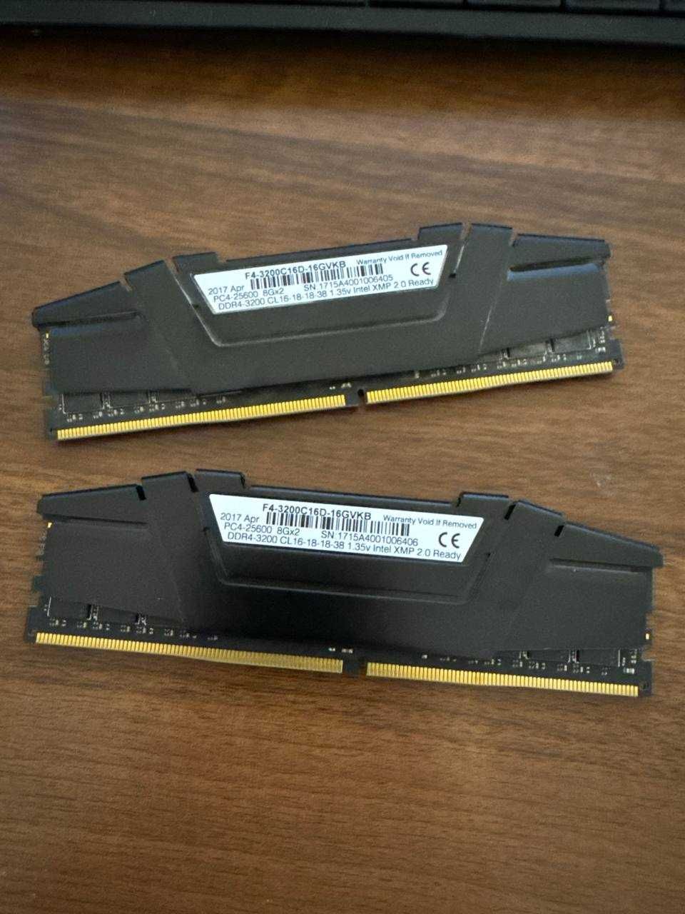DDR4 16GB (2x8GB) G.Skill Ripjaws V 3200MHz CL16