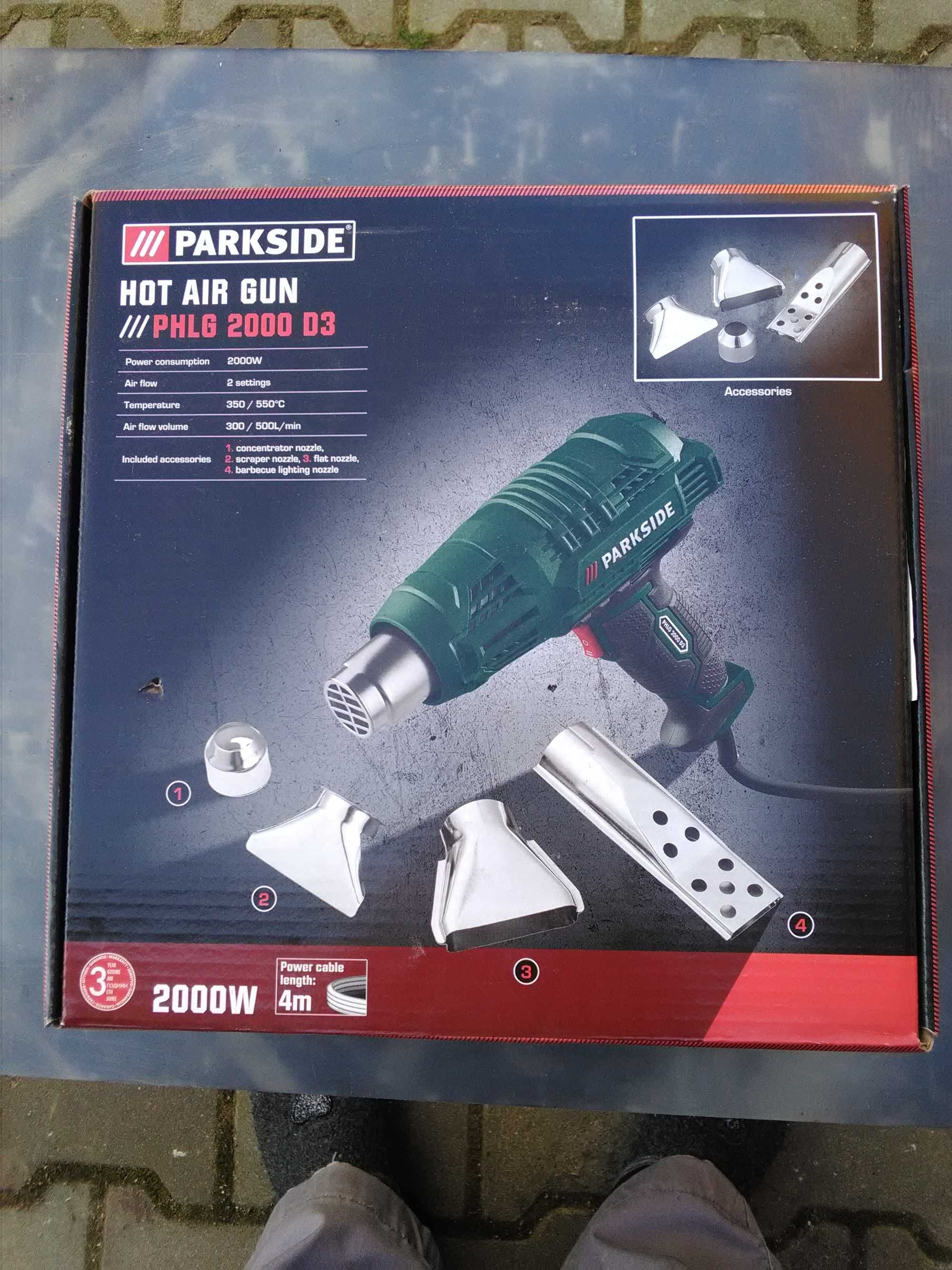 Vand pistol aer cald suflanta parkside IAN 313642 - Garage sale