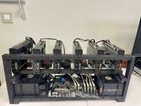 MINING Rig с 6 БРОЯ - RX580 8GB Sapphire Nitro/192 mh/KATO НОВ/