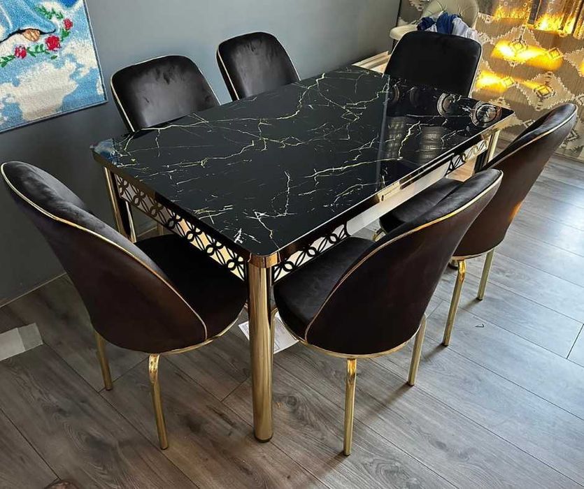 Set Masa extensibila + 6 scaune