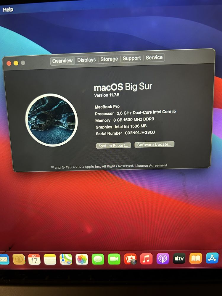 Macbook pro 2014 ecran deteriorat