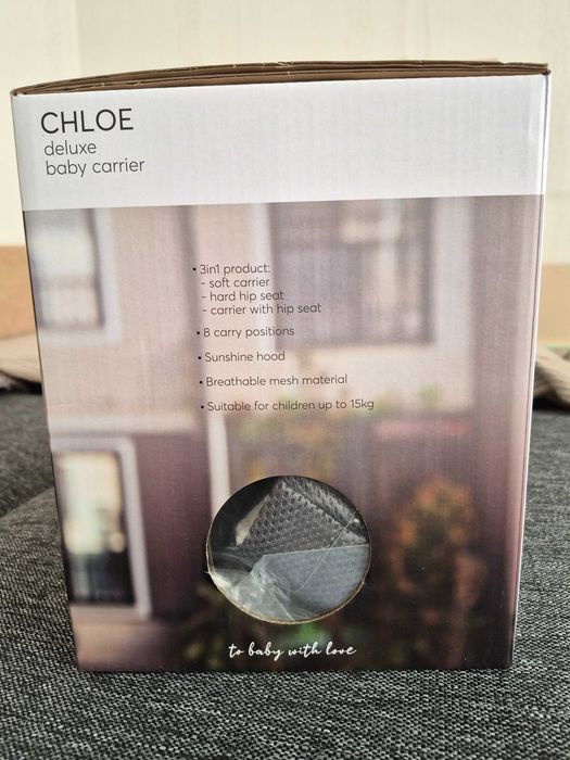 Кенгуру 3 в 1 KikkaBoo - Chloe Mesh, Grey