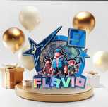 Cake Topper Personalizat - Topper Tort Roblox