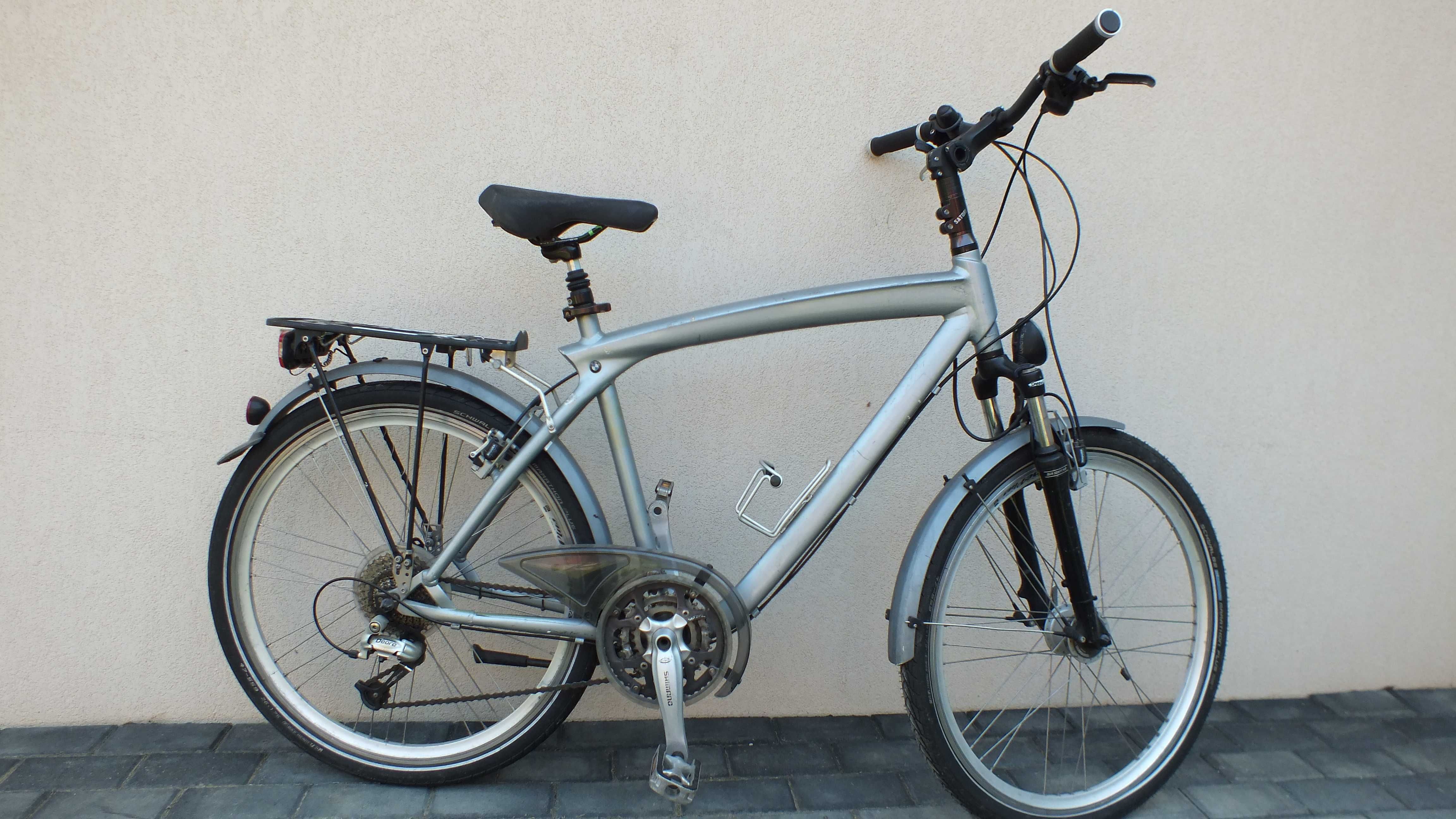 Bicicleta barabati SATORI design BMW,schimb SHIMANO DEORE,frane MAGURA