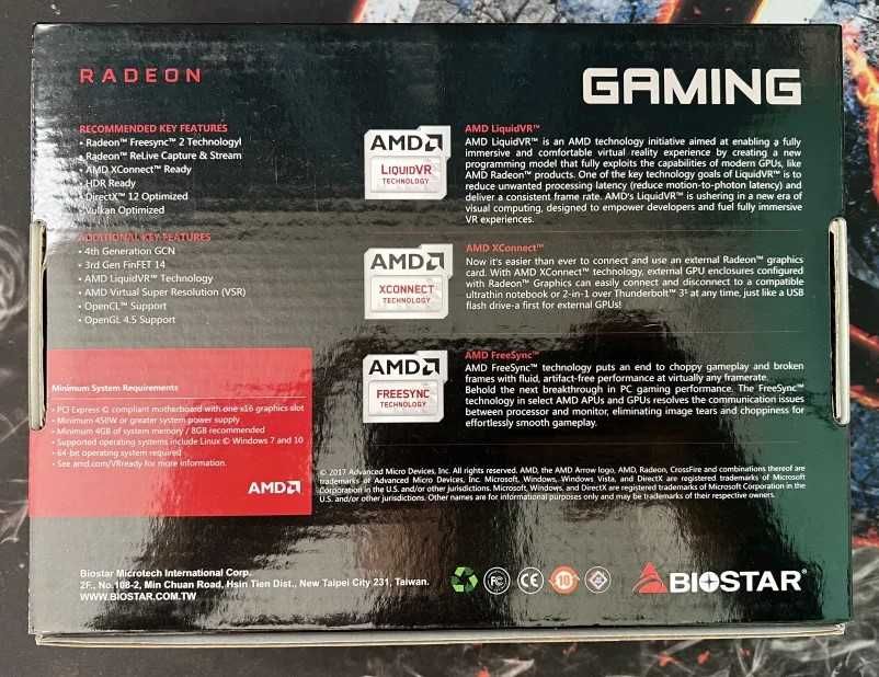 BioStar Radeon RX550 4GB