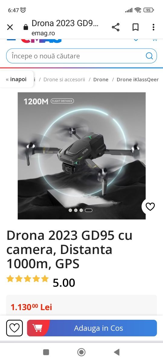 Drona 4k cu GPS Global Drone.Generatie 2023 și drona M 10 ultra