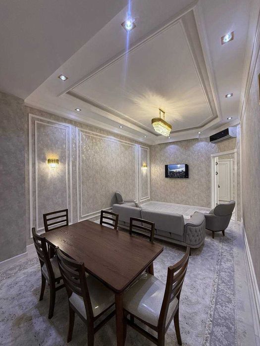 ЖК Boulevard 3 комнатная 104м2 Вид на фонтан . Tashkent City