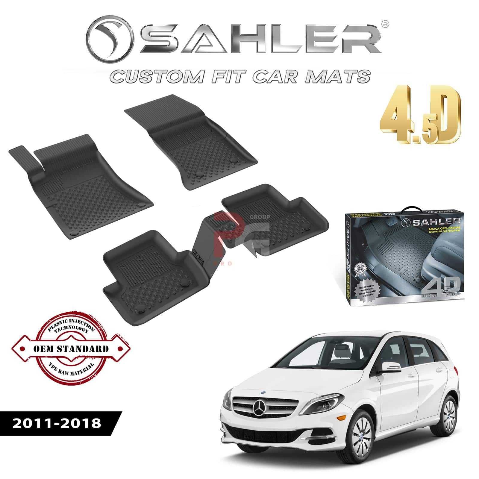 Гумени стелки за Mercedes / Мерцедес / W246 (2011-2018)