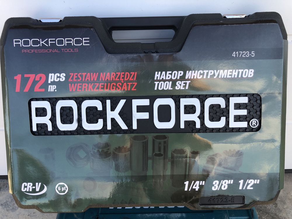 RockForce 172 части Професионален Комплект гедоре ключове.