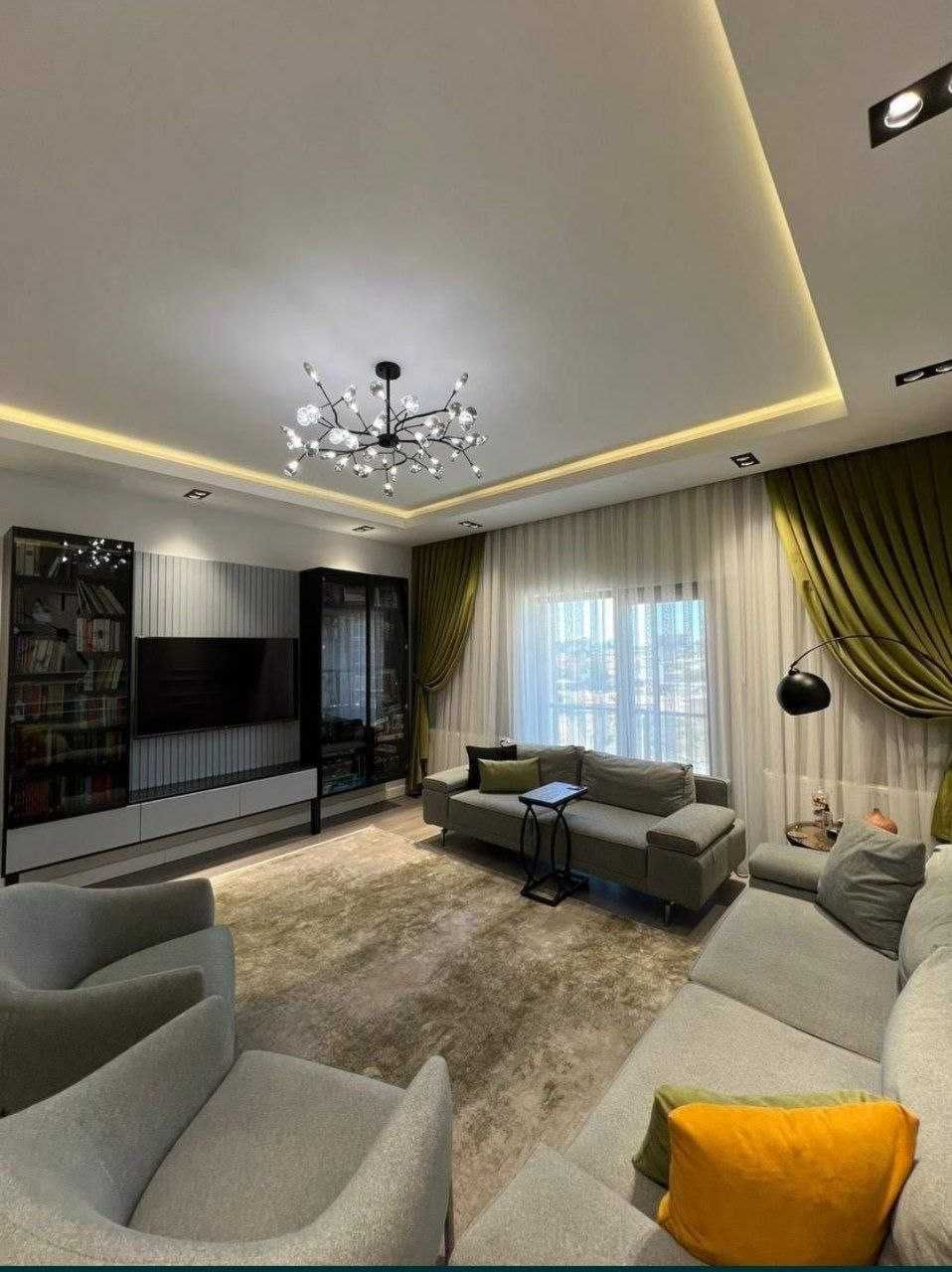 Аренда 3х ком квартира Istanbul City  (МДХ)