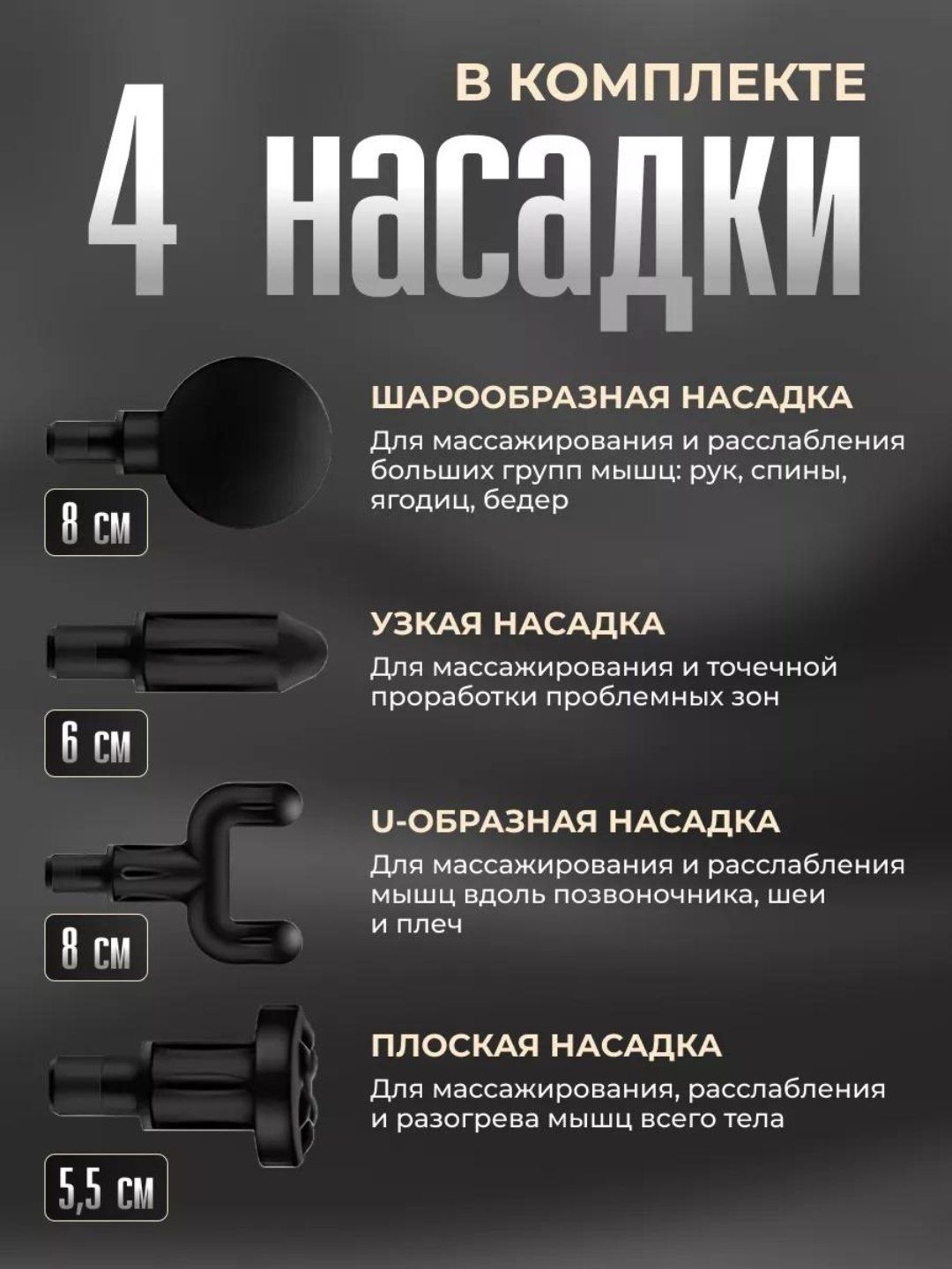 Массажный пистолет Перкуссионный массажер