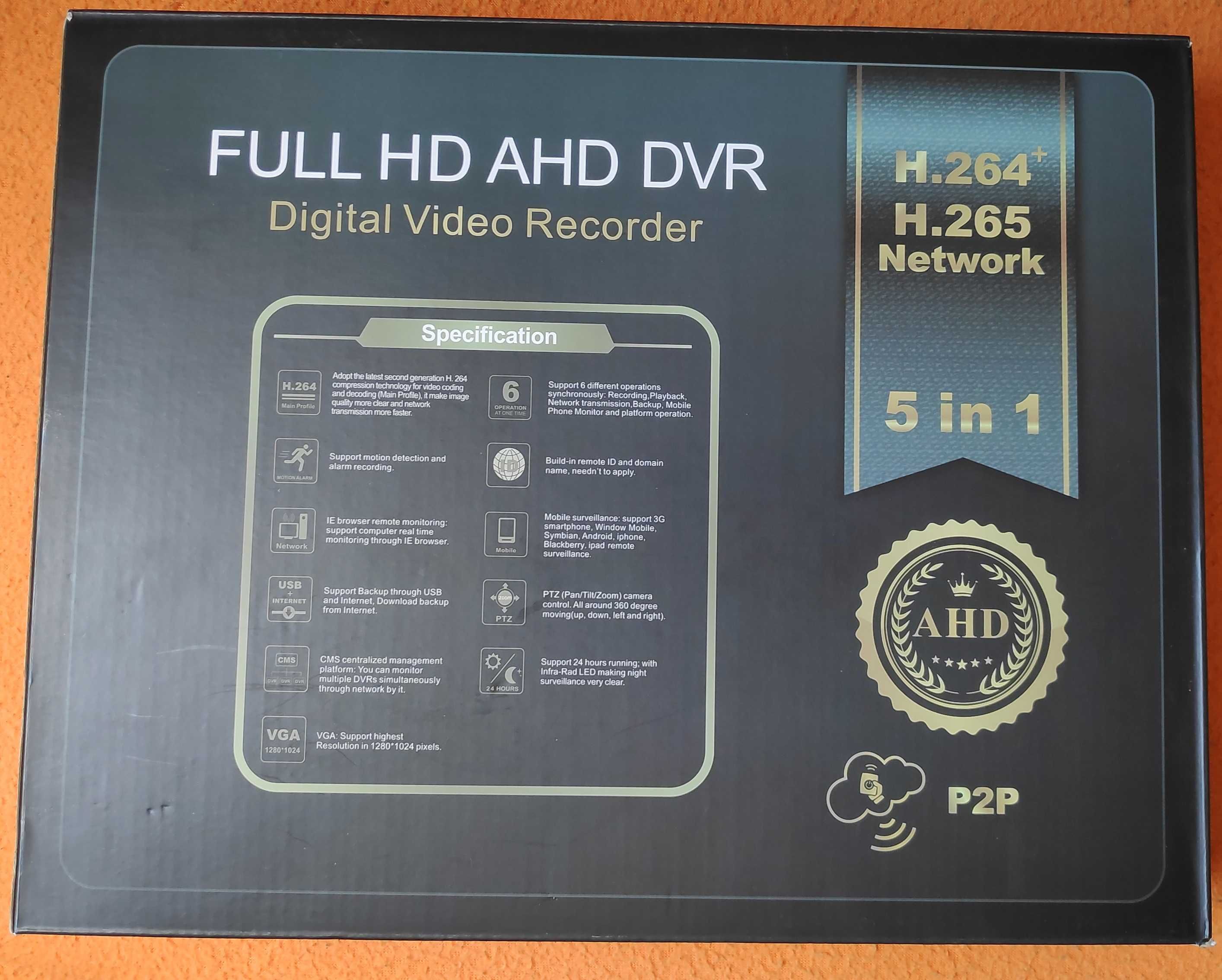 DVR 5в1 HD H.264 H.265