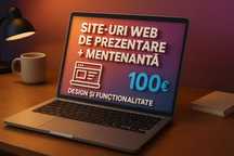 Site-uri web de prezentare + mentenanță — doar 100€!