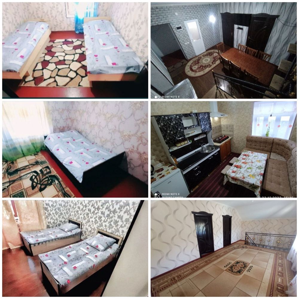 Продается две  дом  в месте 1этаж и 2 этаж котеджный в Чимганский горы