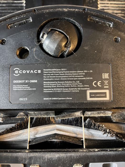 Robot aspirator ECOVACS DEEBOT X1 OMNI cu funcție de spălare