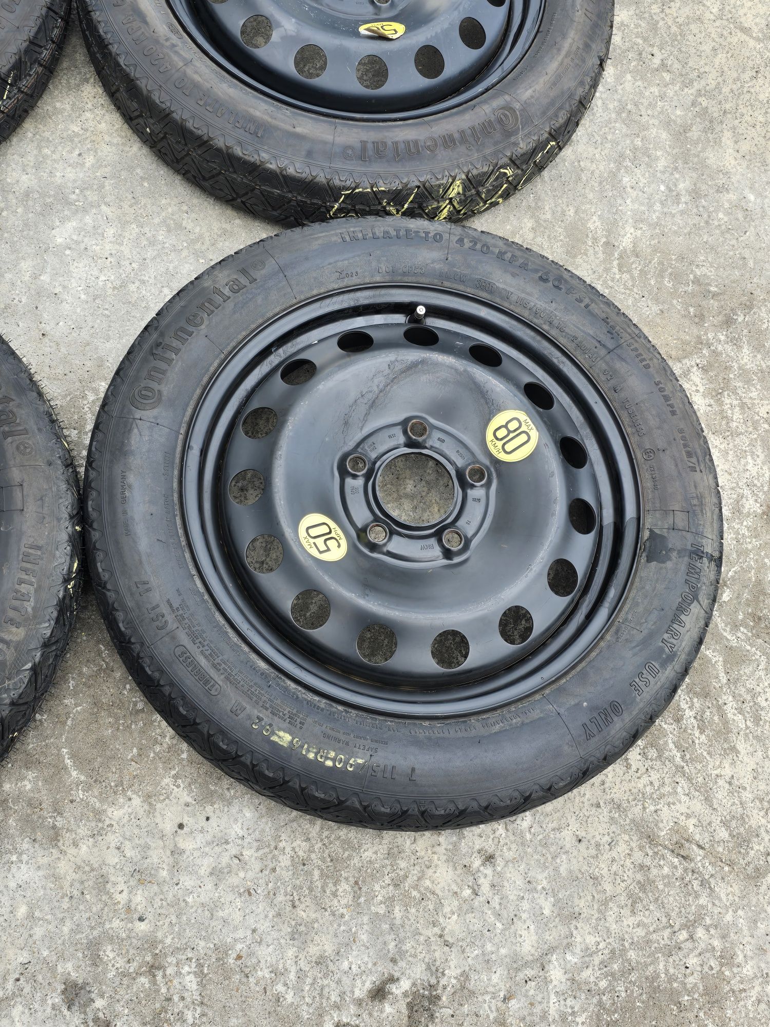 Резервни гуми / патерици 16 5х120 BMW