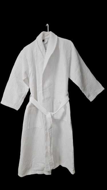 Halat de  baie si SPA - bumbac premium/usor si absorbant model fagure