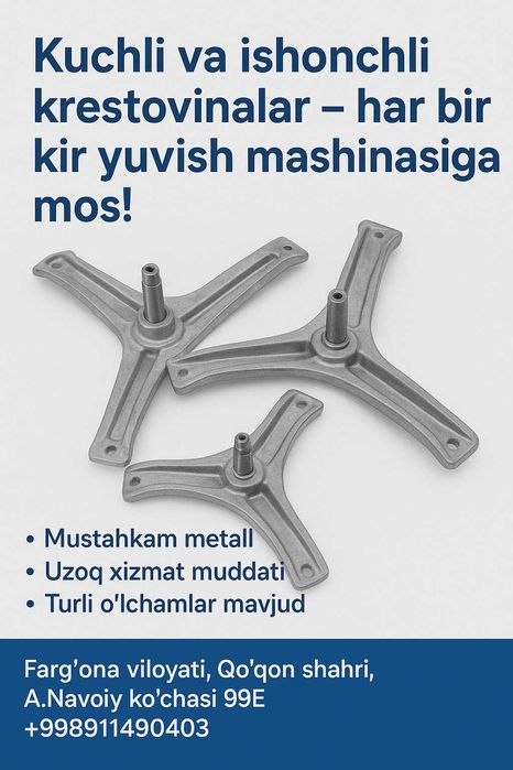 Har qanday modelga mos krestovina — sifat va kafolat bilan!”