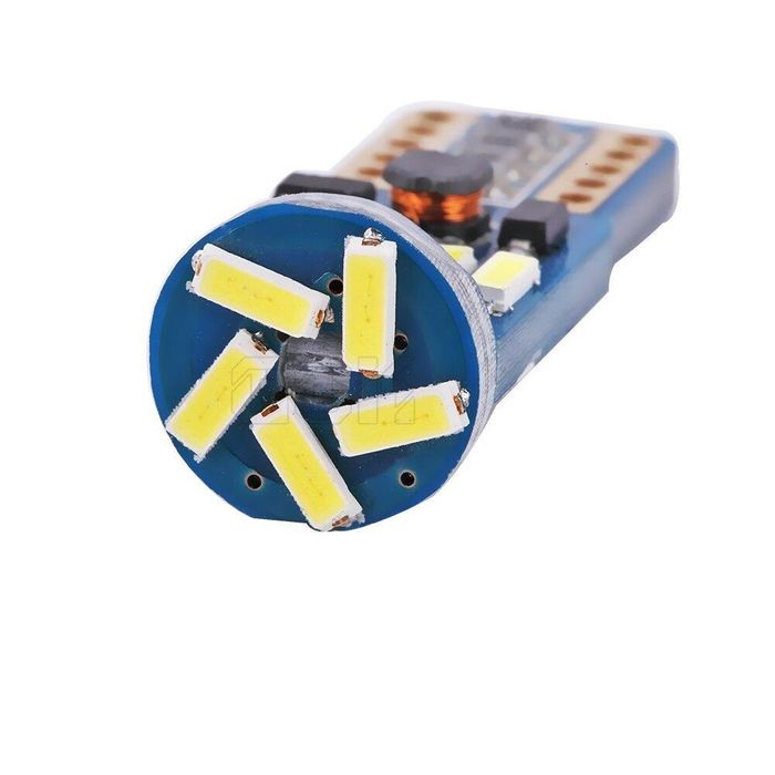 комплект 2броя led диодни габаритни крушки flyseen fls6002, t10  ...