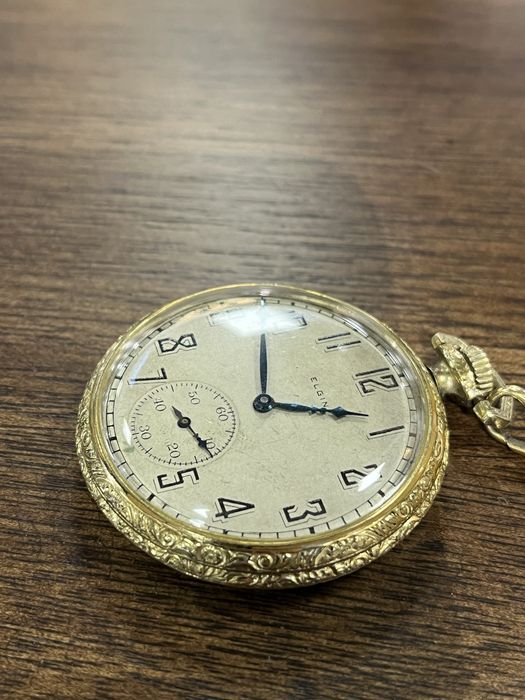 Ceas de buzunar mecanic Elgin gold filled (Omega,Tissot)