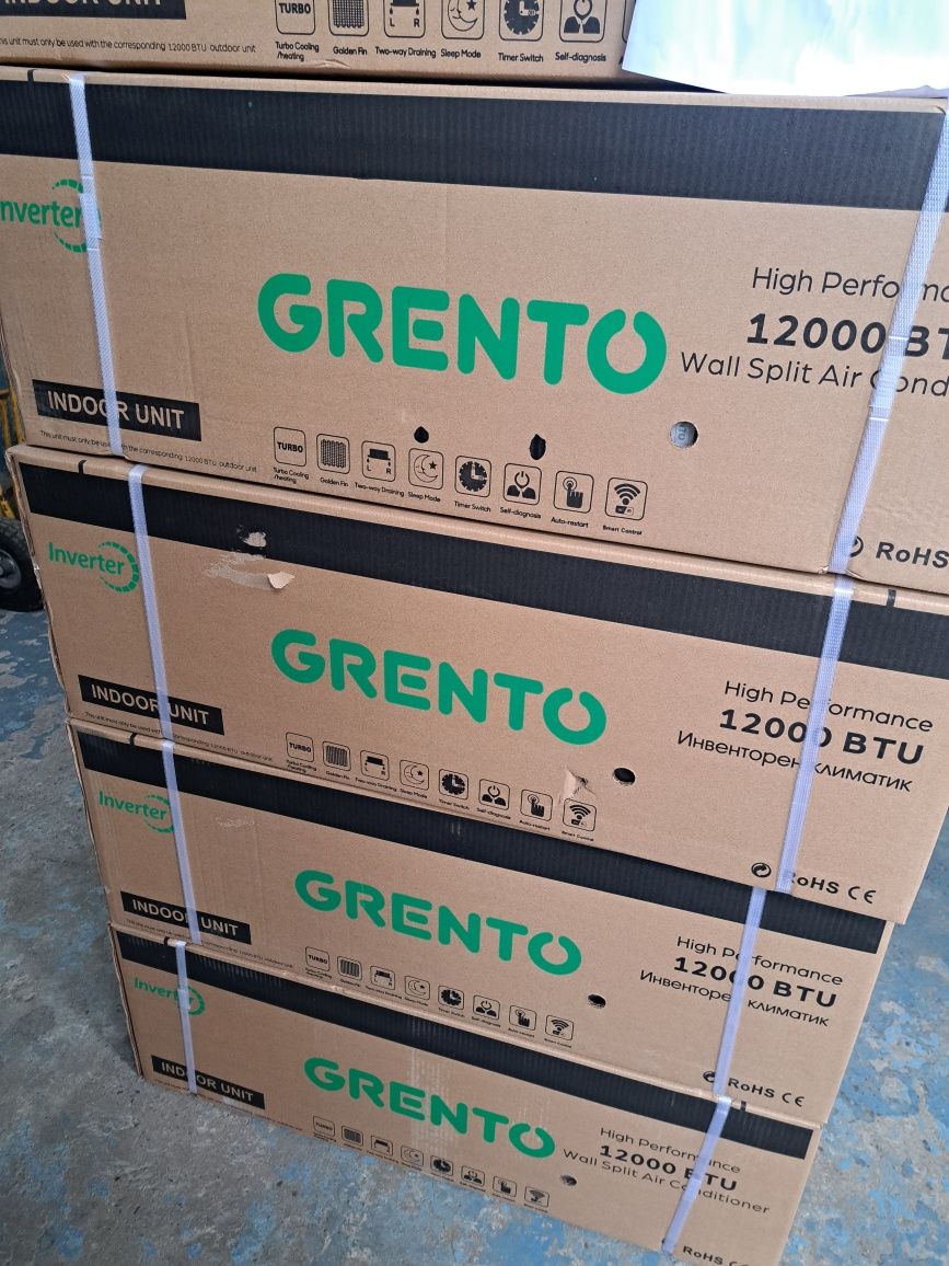 Нов инверторен климатик Гренто/Grento 12 BTU