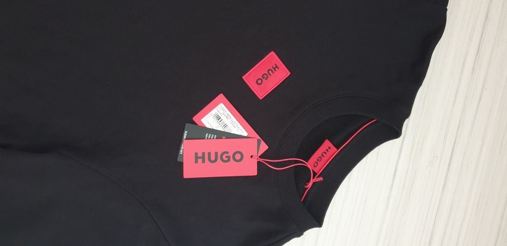 Hugo Boss HUGO Duragol212 Mens S L НОВО! ОРИГИНАЛ! Мъжка Блуза Суичър