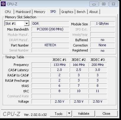 оперативная память ОЗУ DDR 400 1Gb