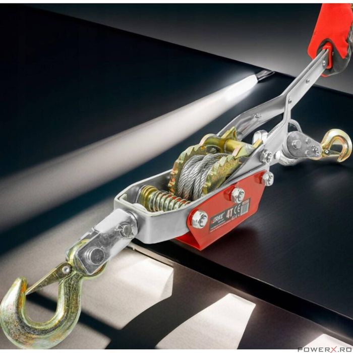 Troliu cu 2 carlige, 4 tone, 2.5m, Verke