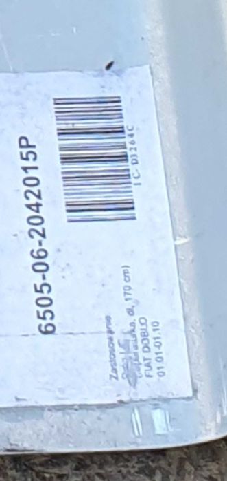 Vând pereche praguri noi pt. Fiat doblo  convenabil.