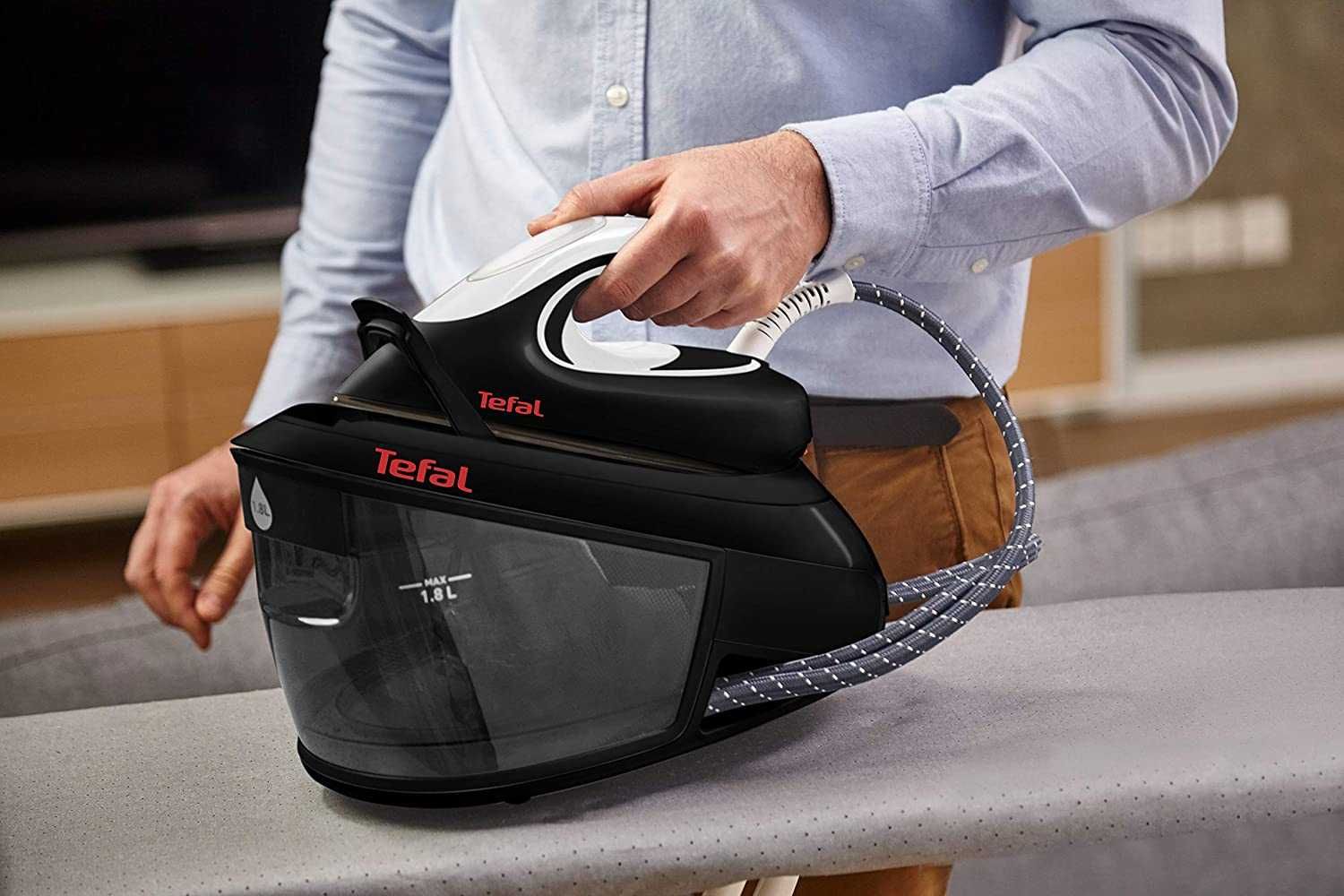 ПРОМО Нов Мощен Парогенетатор Ютия TEFAL Express SV8055 с Гаранция