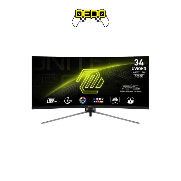 Монитор от MSI - MAG 345CQR 34" 2K+ 180Hz VA (Curved)