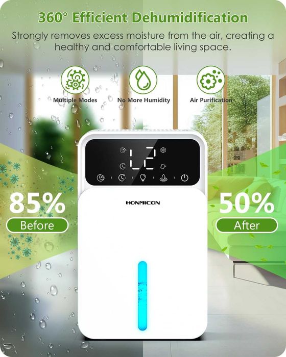 Нов Влагоабсорбатор с 30dB тиха работа/автоматично изключване ...