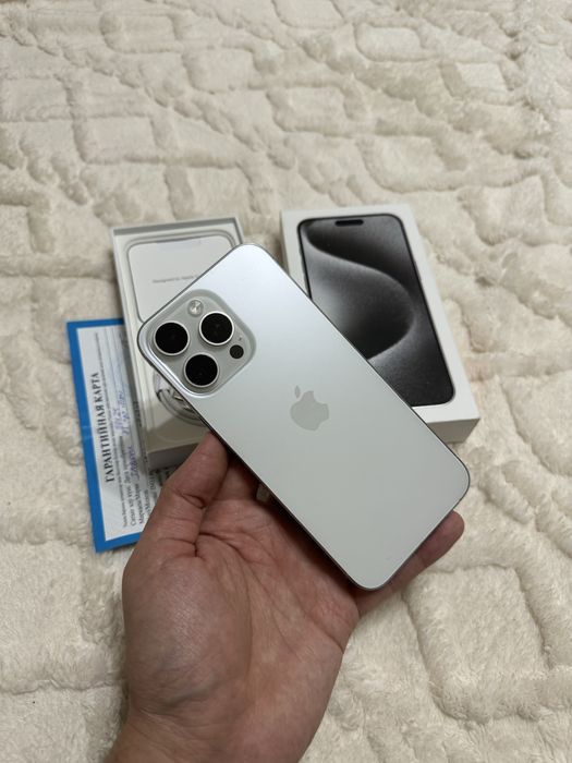 Айфон 15 Про Макс 256 ГБ iPhone 15 Pro Max 88 % АКБ ВСЕ РАБОТАЕТ