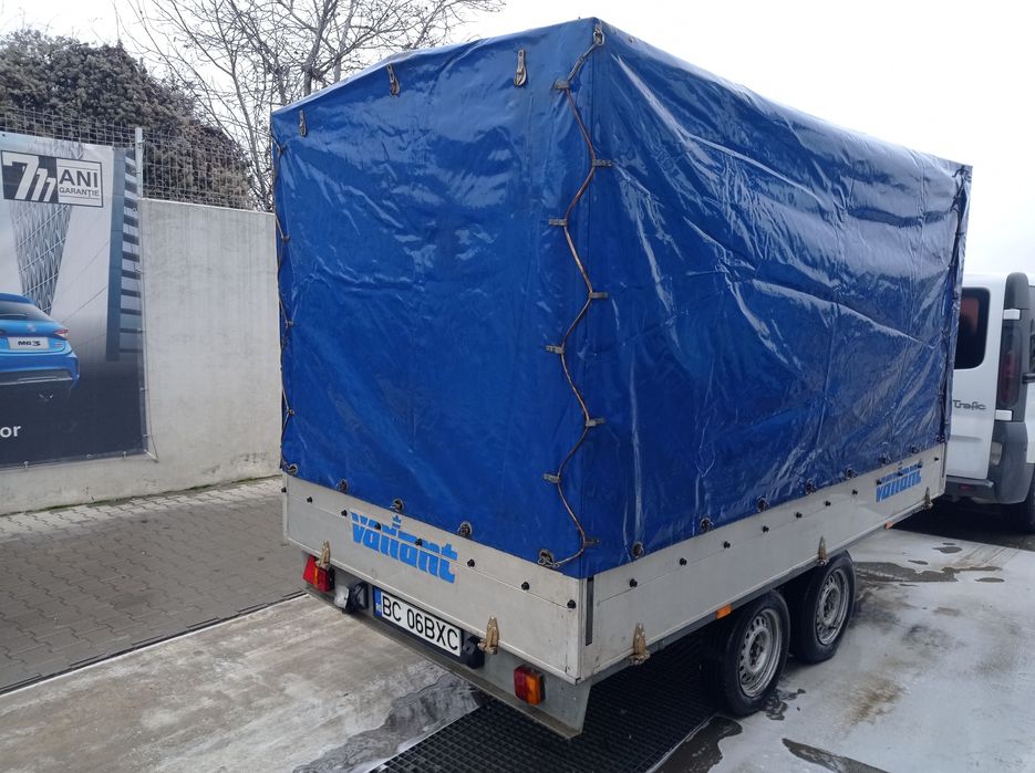 Remorcă REMA înmatriculată