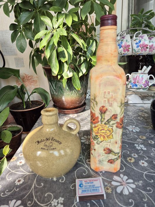 Бутылки для декора